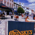 Osinsky's Wooden Café Panel System, Stainless Steel Cafe Barrier Posts, Custom Cafe Panels, Bespoke Cafe Panels, Wooden Cafe Barrier Panels, Cafe Panels, Cafe Screens, Commercial Cafe Panels