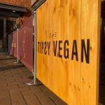 The Tipsy Vegan Wooden Panelled Café Barrier System