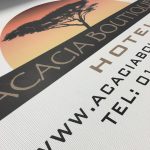 Acacia Boutique Hotel - PVC Mesh Banners