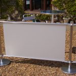 Frosted Acrylic Screens with Original Posts