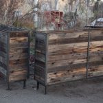 Commercial Combination Industrial Cafe Planter Design Options Made From Metal & Wood, Commercial Planters, Commercial Cafe Planter, Handmade Cafe Planter, Wooden Planters, Bespoke Cafe Planters, Custom Made Planters, Wood Planter, Outdoor Planters
