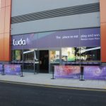 Luda Mesh Cafe Banners, Bespoke Cafe Mesh Banners, Custom-Made Cafe Mesh Banners, Mesh Cafe Screens, Printed Mesh Cafe Banners, Printed Banners, Printed Cafe Banners, Bespoke Cafe Banners, Custom Banners, Pavement Banners, Pavement Barriers, Cafe Barriers, Cafe Barrier Posts, Fabric Banners, Commercial Cafe Barriers, Indoor Cafe Banners, Outdoor Cafe Banners, Heavy Duty Cafe Barriers, printed cafe barriers, Powder Coated Black Cafe Barrier Posts, Cafe Windbreak