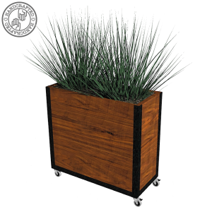 Baylis Industrial Cafe Planter, Wooden Cafe Planter, Bespoke Cafe Planter, Custom-Made Cafe Planter, Restaurant Cafe Planter, Commercial Planters, Hospitality Planters, Planters for Cafes