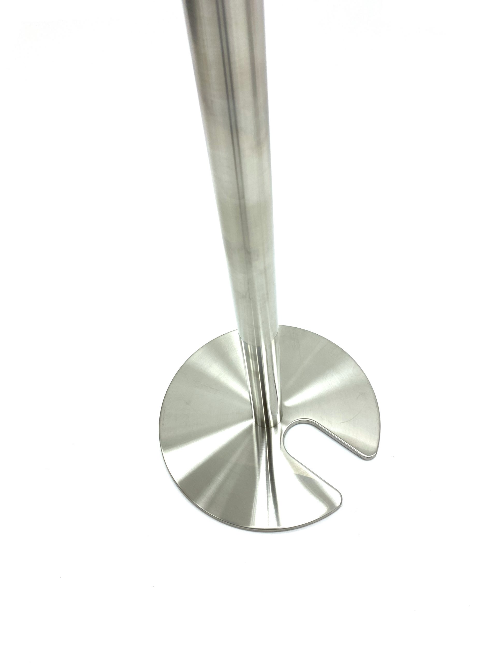 Stackable Barrier Base in Polished Stainless