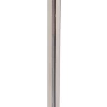 Traditional Crown Rope Post in Stainless Steel Finish, Metal Rope Barrier Post, Silver Rope Upright, Rope Stanchions, Post & Rope, Commercial Rope Barrier Posts