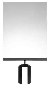 Retractable Paper Sign Holder for Retractable Barriers, Barrier Signage, Signage for Retractable Barrier Posts