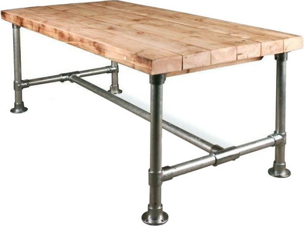 Wooden Scaffold Table