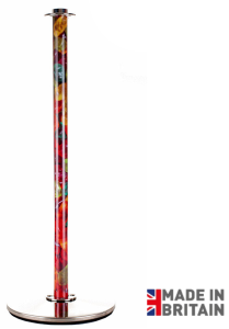 Clear Free Standing Café Barrier Post with Stainless Steel Fixings, Bespoke Cafe Barrier Posts, Custom-Made Cafe Barrier Posts, Powder Coated Cafe Barrier Posts, Cafe Barrier, Printed Cafe Barrier Posts, UK Made Cafe Barrier Posts, Stainless Steel Cafe Barrier Post, Heavy Duty Cafe Barriers, Cafe Windbreaks