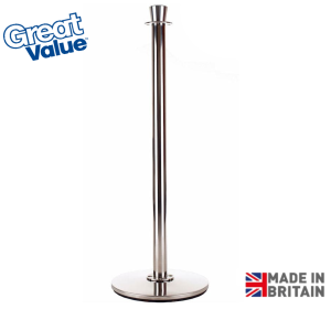 Free Standing Original Café Barrier Post in Stainless Steel, Bespoke Cafe Barrier Posts, Custom-Made Cafe Barrier Posts, Powder Coated Cafe Barrier Posts, Cafe Barrier, Printed Cafe Barrier Posts, UK Made Cafe Barrier Posts, Metal Cafe Barrier Post, Heavy Duty Cafe Barrier Post, Cafe Windbreaks, Stainless Steel Cafe Barriers