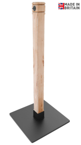 Rustic Wooden Café Barrier Post - Made In Britain, Cafe Barrier Posts, Heavy Duty Cafe Barrier Post, Wooden Cafe Post, Cafe Barrier Uprights, Pavement Barriers, Cafe Windbreaks, Cafe Barrier Pole and Base