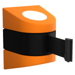 Midi Retractable Wall Mount in Orange with Black Tape