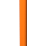 SafetyPro Retractable Barrier Post in Orange with Orange Tape