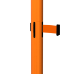 SafetyPro Twin Retractable Barrier in Orange with Orange Tape