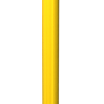SafetyPro Retractable Barrier Post in Yellow with Yellow Tape