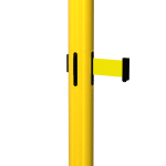 SafetyPro Twin Retractable Barrier in Yellow with Yellow Tape