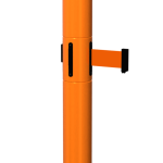 SafetyPro Twin Retractable Barrier in Orange with Orange Tape