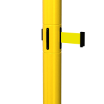 SafetyPro Twin Retractable Barrier in Yellow with Yellow Tape