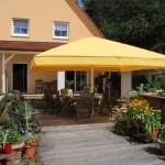 Big Ben Caravita Commercial Giant Umbrella in Yellow