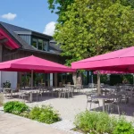 Big Ben Caravita Commercial Giant Umbrella in Pink