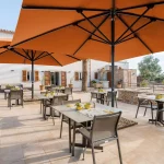 Samara Caravita Commercial Giant Umbrella in Orange