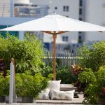 Ocean Master Max Classic Tuuci Commercial Giant Umbrellas in White
