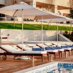 Bay Master M1 Classic Tuuci Commercial Giant Umbrellas in White