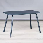 1.2m Grey Indoor & Outdoor Rectangular Metal Table Hamsterley Range