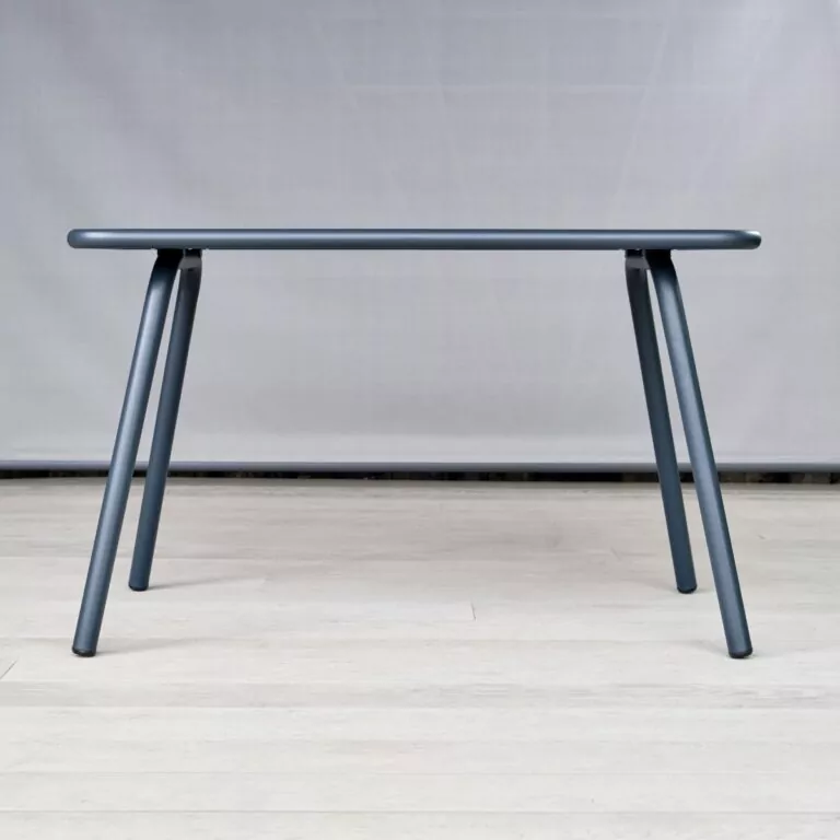 1.2m Grey Indoor & Outdoor Rectangular Metal Table Hamsterley Range - Front View