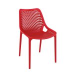 Red Breeze Stackable Chair for Indoor or Outdoor Use