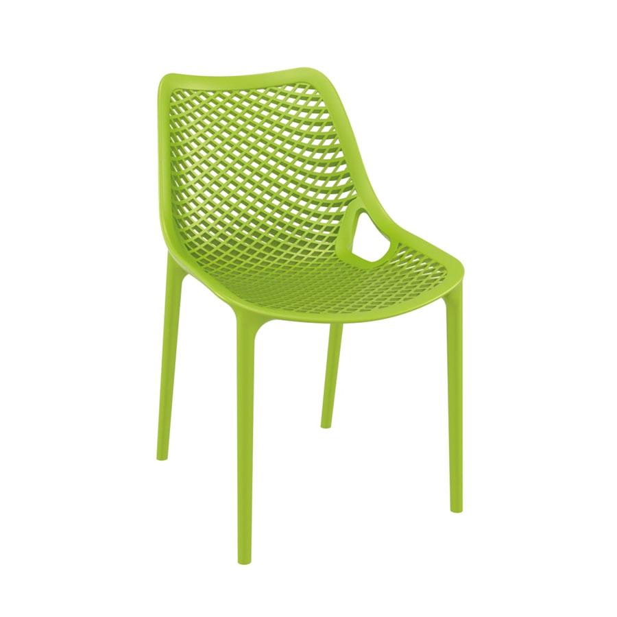 Green Breeze Stackable Chair for Indoor or Outdoor Use