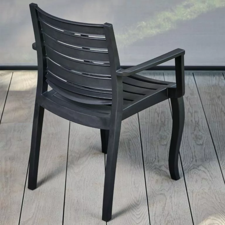 Epping Stackable Outdoor Armchairs - Back View