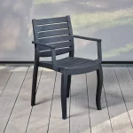 Epping Stackable Outdoor Armchairs - Front View
