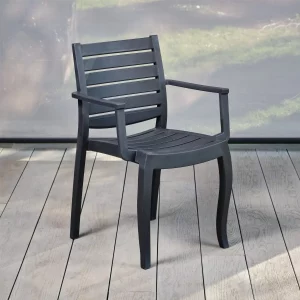 Epping Stackable Armchair - Front View, Indoor & Outdoor Use, Commercial Furniture, Hospitality Furniture, Outdoor Furniture