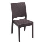 Brown Orlando Stackable Chair for Indoor and Outdoor Use,Stacking Chair, Commercial Furniture, Hospitality Furniture