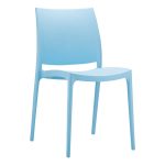 Blue Jama Stackable Chair for Indoor or Outdoor Use