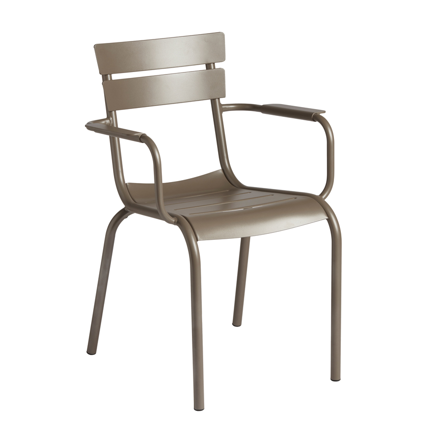 Grey Kerridge Stackable Armchair for Indoor and Outdoor Use