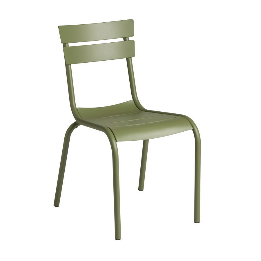 Olive Green Kerridge Stackable Chair for Indoor and Outdoor Use