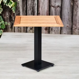 Thetford Square Pedestal Table with Square Base. Suitable for Indoor & Outdoor Use.