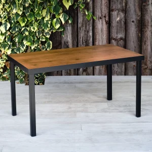 Epping Rectangular Indoor & Outdoor Wood Effect Table Top, Indoor & Outdoor Use, Commercial Furniture, Hospitality Furniture