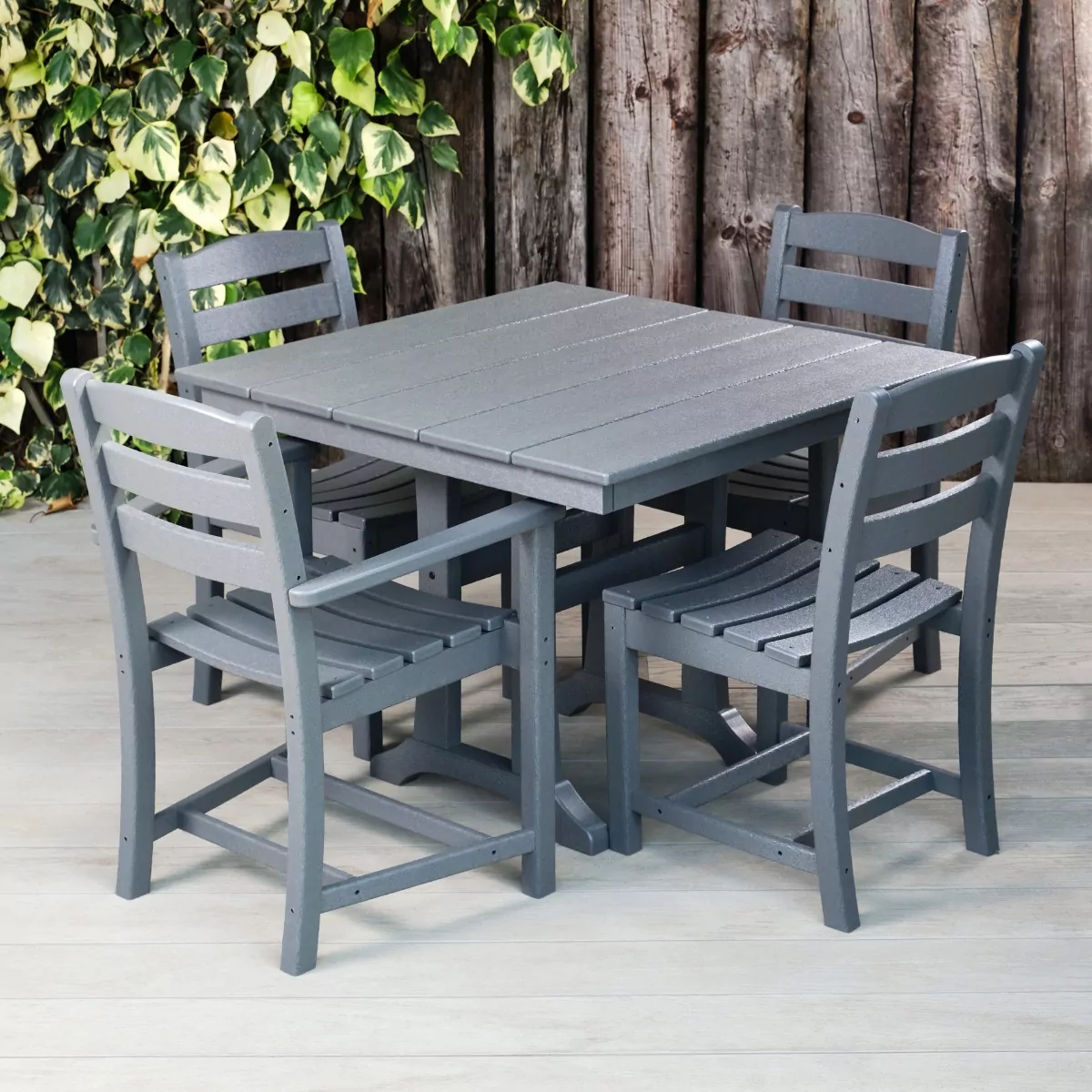 Recycled Plastic Armchair Indoor Outdoor Commercial Furniture