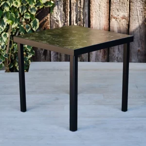 Epping Square Table, Black Marble Effect Table, Indoor & Outdoor Use, Commercial Furniture, Hospitality Furniture