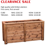 Wooden Wentwood Cafe Planter Offer! Commercial Cafe Planters, Hospitality Planters, Planters for Cafes
