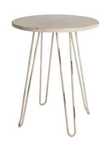 Biarritz Round Table for Indoor & Outdoor Use, Stacking Table, Commercial Furniture, Hospitality Furniture