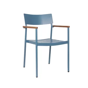 Blue Biscay Dining Armchair for Indoor & Outdoor Use, Stacking Armchair, Commercial Furniture, Hospitality Furniture