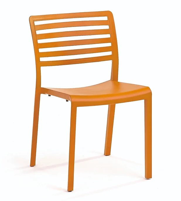 Orange Marais Stackable Chair for Indoor & Outdoor Use