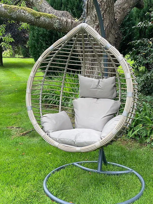 Hanging Egg Chair - Side View