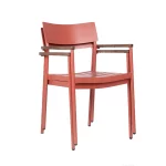 Red Biscay Dining Armchair for Indoor & Outdoor Use - Stackable, Stacking Armchair, Commercial Furniture, Hospitality Furniture
