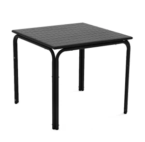 Black Toldeo Stackable Table for Indoor & Outdoor Use