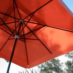 Commercial Giant Umbrella Primus - Rectangular in Red, Hospitality Parasols, Pub Parasols, Giant Umbrellas