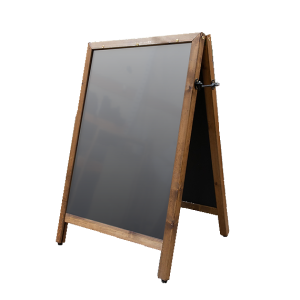 Poster Holder Chalkboard A Frame, Commercial Use, Chalkboard A-Frames, Wooden Chalkboard